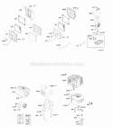 Part Location Diagram of 795231 Briggs and Stratton Base-air Cleaner Prim